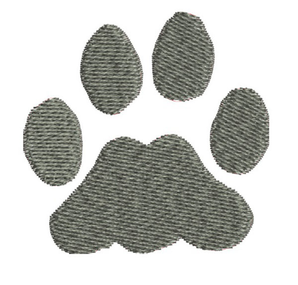 paw embroidery design