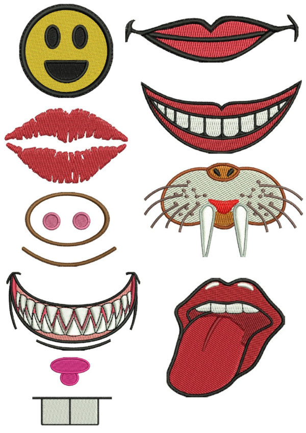 embroidery file for mask