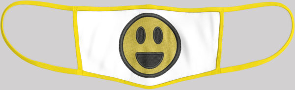 smiley face embroidery