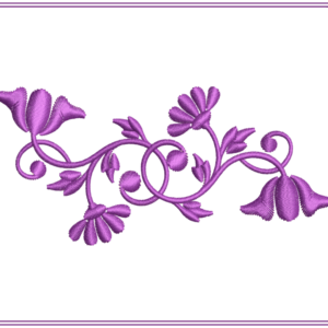 Floral Machine Embroidery Design