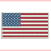USA Flag machine embroidery design