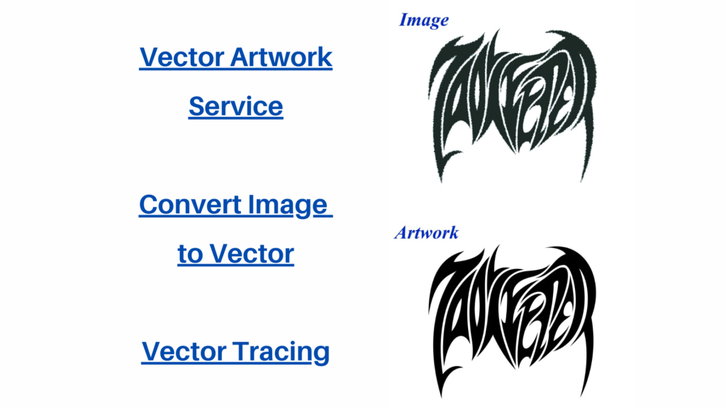 Raster to vector artwork